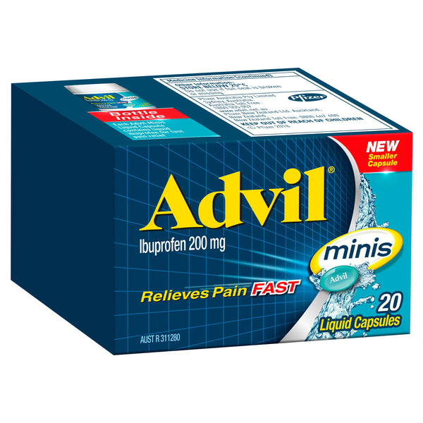 Advil Minis 200mg Liquid Cap 20