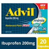 Advil Minis 200mg Liquid Cap 20