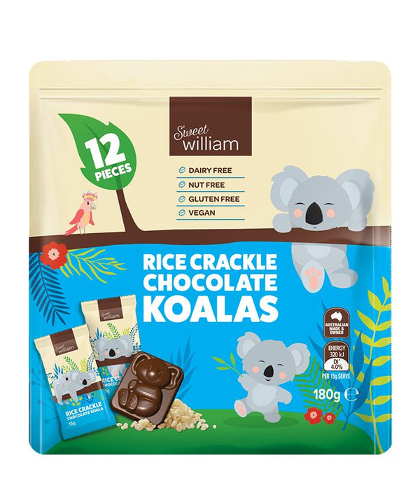 Sweet William Koala Rice Crackle Multipack 180g