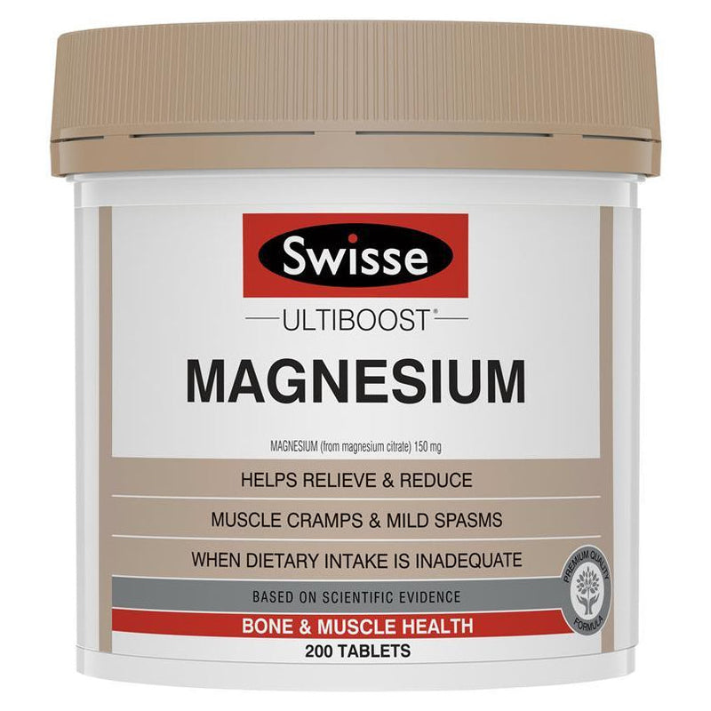 Swisse Ultiboost Magnesium 200 Tablets