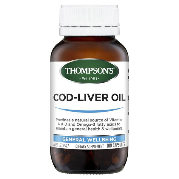 Thompson's Cod Liver Oil 100 Caps