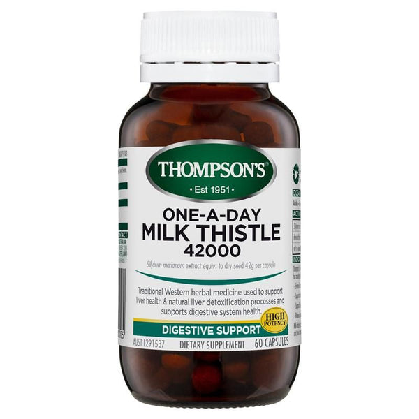 Thompson's One-A-Day Milk Thistle 42000mg 60 Capsules