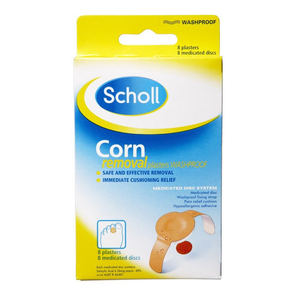 Scholl Corn Removal Waterproof Plaster 8 Pack