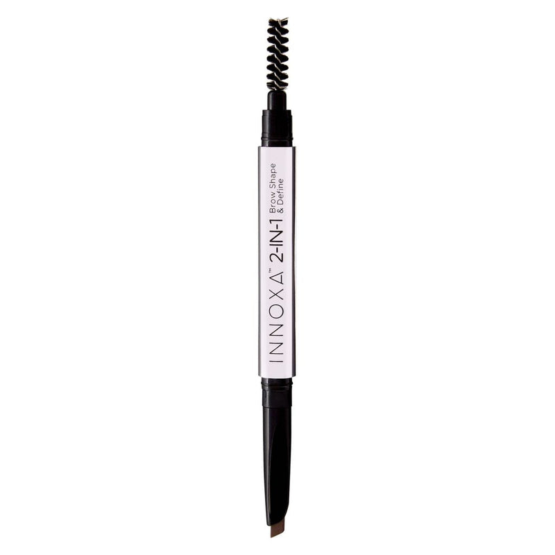 Innoxa 2-In-1 Brow Shape & Define Pencil 0.22g - Dark Brown
