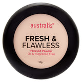 Australis Fresh & Flawless Pressed Powder 11g Warm Brown