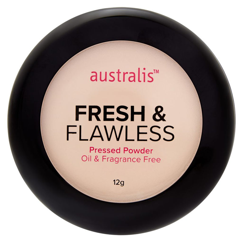 Australis Fresh & Flawless Pressed Powder 11g Deep Natural