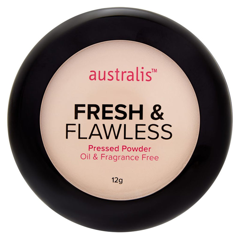 Australis Fresh & Flawless Pressed Powder 11g - Light Beige