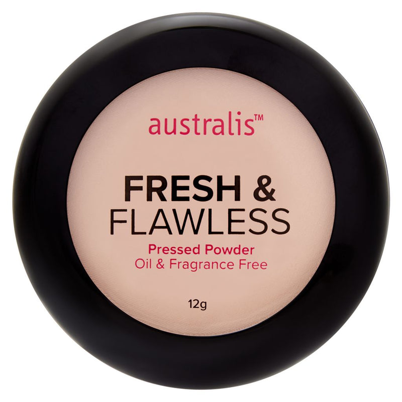 Australis Fresh & Flawless Pressed Powder 11g Light Beige