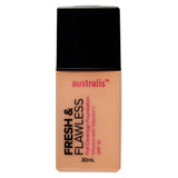 Australis Fresh & Flawless Foundation 30ml Bare Beige