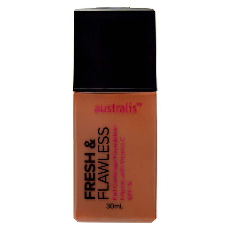 Australis Fresh & Flawless Foundation 30ml Rich Tan