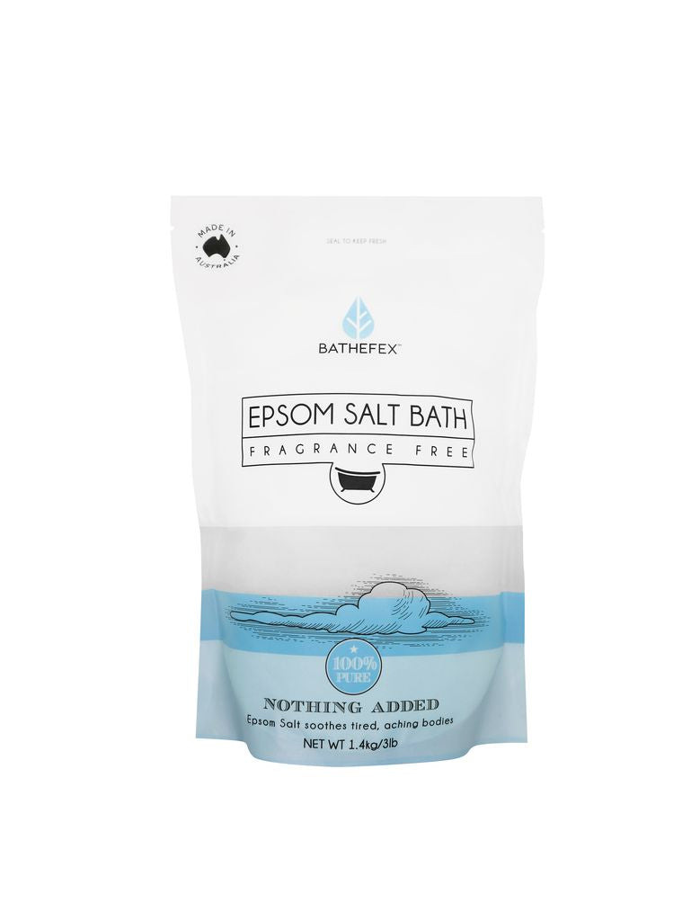 Bathefex Epsom Salts Bath Fragrance Free 1.4 kg