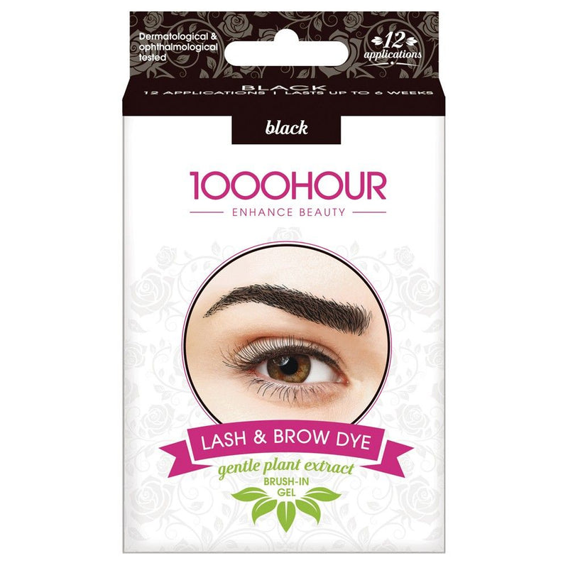 1000HOUR Plant Based Lash & Brow Dye Kit Black