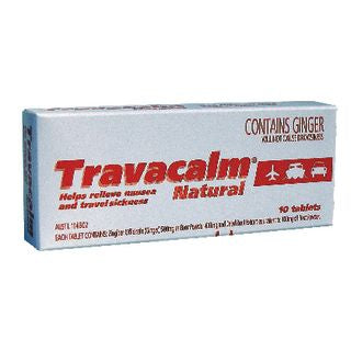 Travacalm Natural Tablet 10