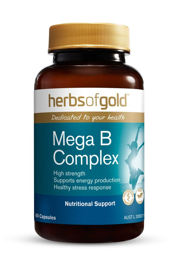 Herbs of Gold Mega B Complex 60 Vege Capsules