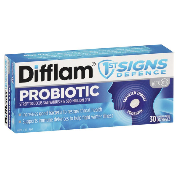Difflam First Sign Defence Probiotic 30 Lozenges