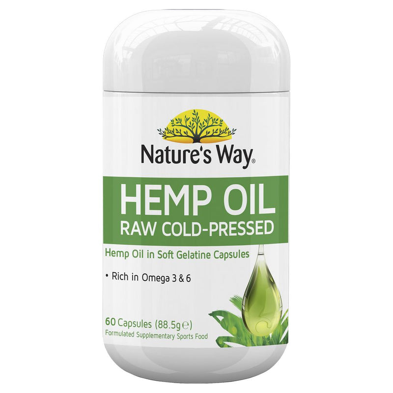 Nature's Way Hemp Oil Pure 1000mg 60s