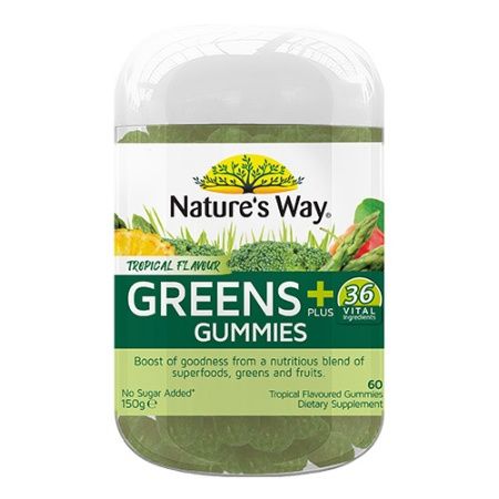Nature's Way Greens + Gummies 60s