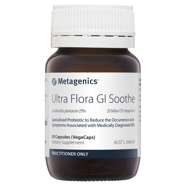 Metagenics Ultra Flora GI Soothe 30 Capsules (VegeCaps)