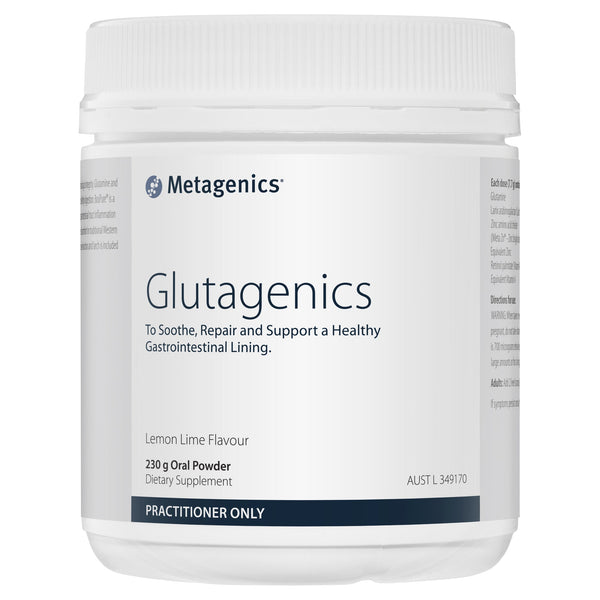 Metagenics Glutagenics Oral Powder Lemon Lime Flavour 230g