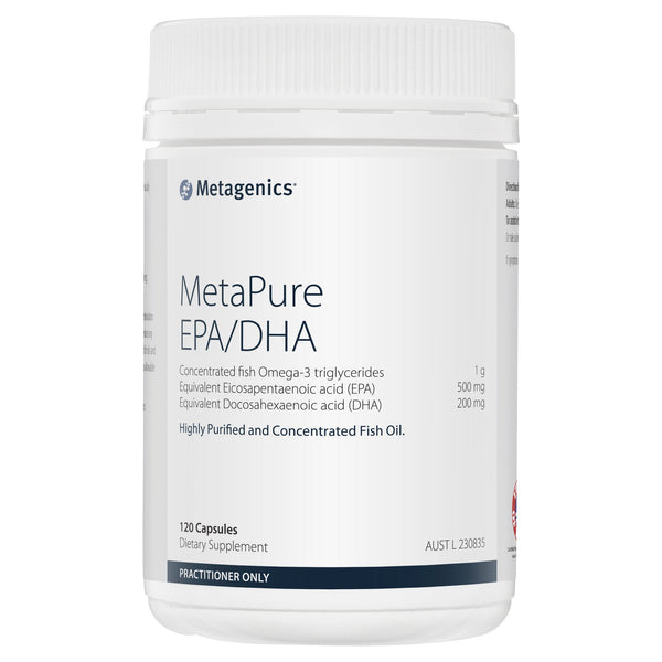 Metagenics MetaPure EPA/DHA 120 Capsules