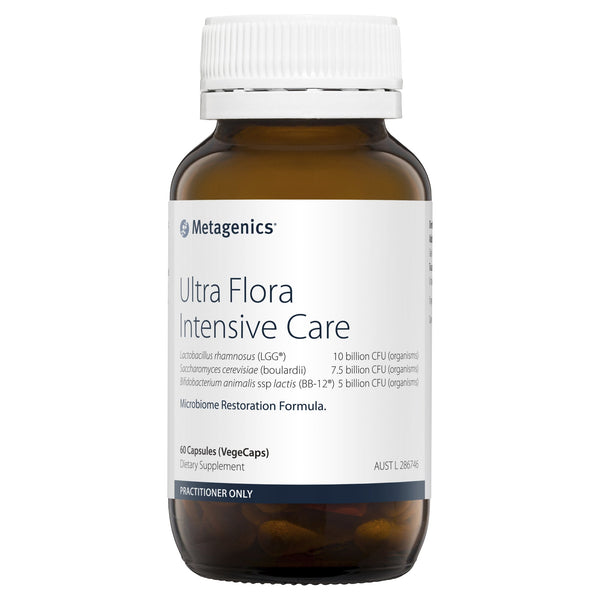 Metagenics Ultra Flora Intensive Care 60 Capsules (VegeCaps)