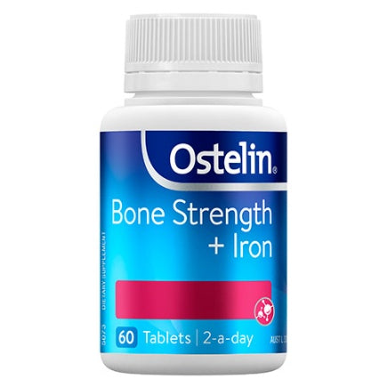 Ostelin Bone Strength + Iron 60 Tablets