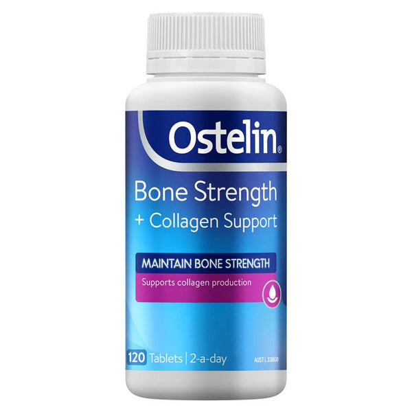 Ostelin Bone Strength + Collagen Support 120 Tablets