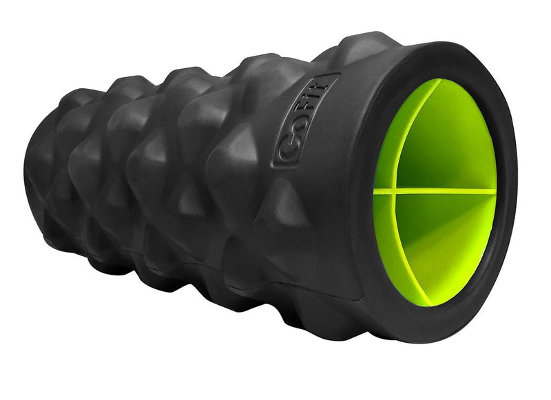 GoFit 13 Inch Massage Roller With Ultra Fin Core - Black