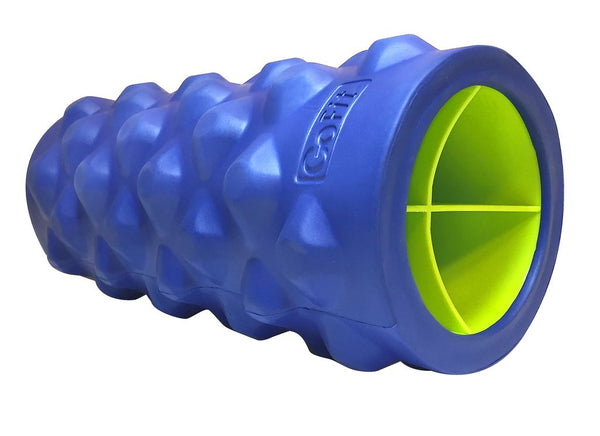 GoFit 13 Inch Massage Roller With Ultra Fin Core Blue