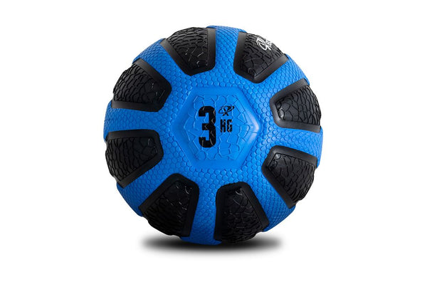 Bodyworx 3 kg Rubber Medicine Ball