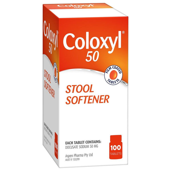 Coloxyl Tab 50mg 100