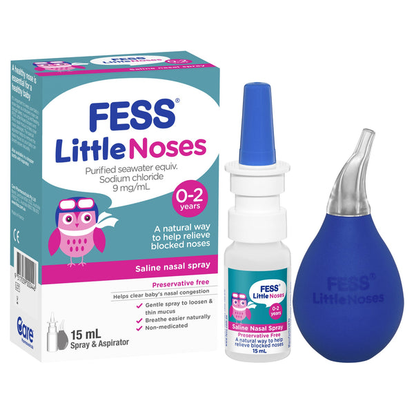 Fess Little Noses Nasal Spray 15ml + Aspirator