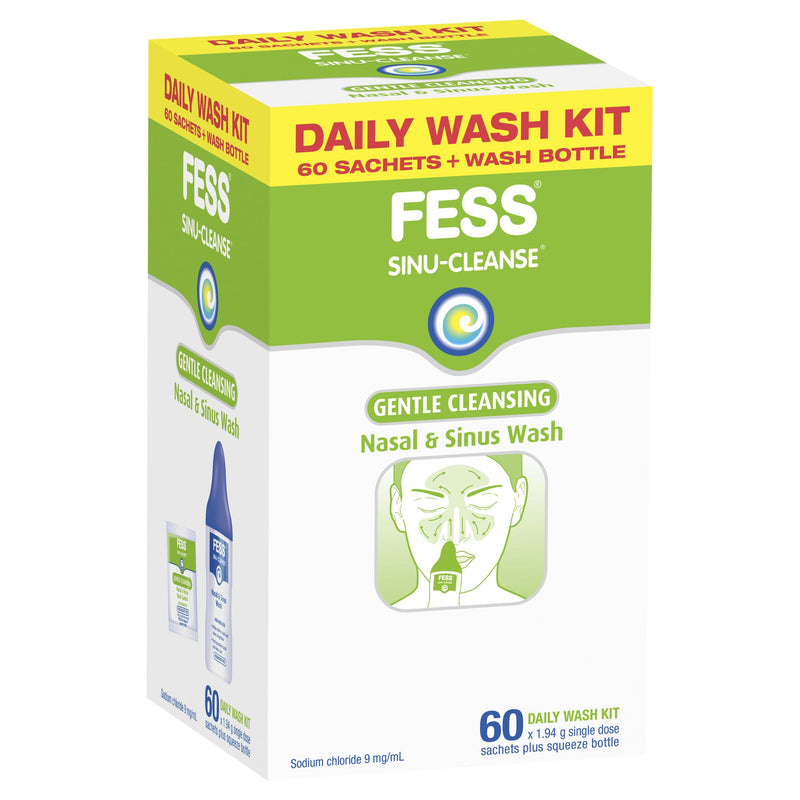 Fess Sinus-Cleanse Daily Wash Kit 60