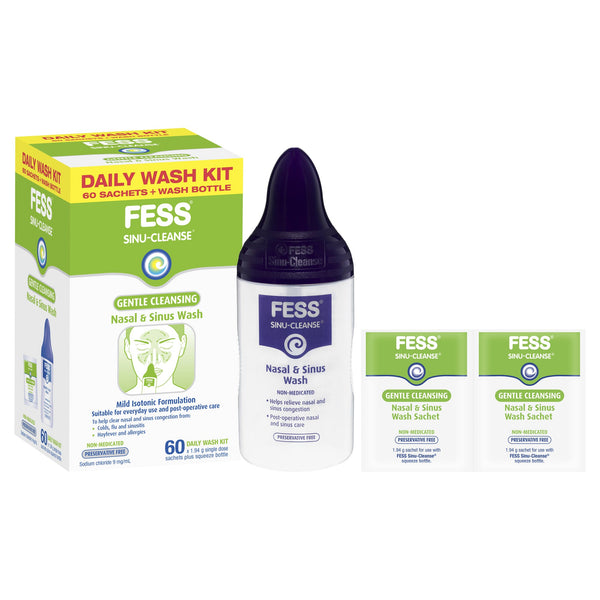 Fess Sinus-Cleanse Daily Wash Kit 60