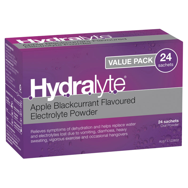 Hydralyte Apple Blackcurrant Value Pack 24