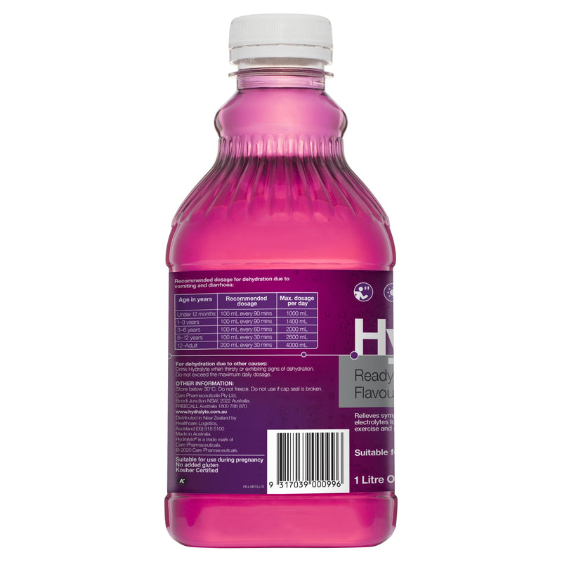 Hydralyte Liquid Apple/Blackcurrant 1L