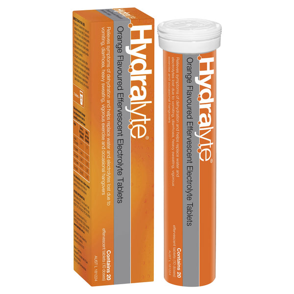 Hydralyte Orange Effervescent Tablet 20