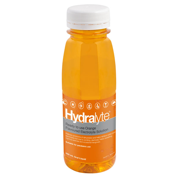Hydralyte Liquid Orange 250ml