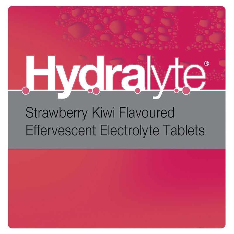 Hydralyte Strawberry/Kiwi Effervescent 20 Tablets