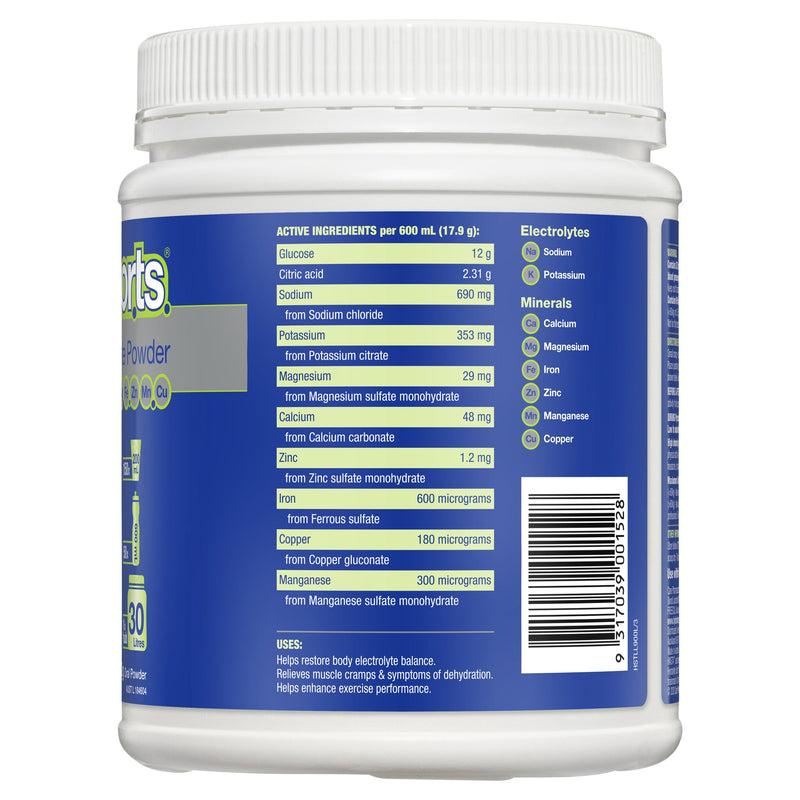 Hydralyte Sports Lemon & Lime 900g