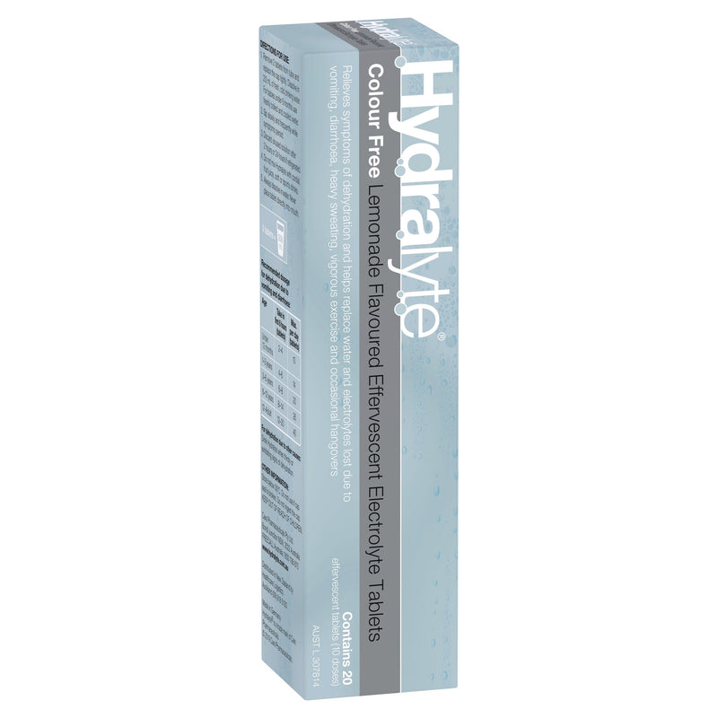 Hydralyte Lemonade Effervescent Tablets 20