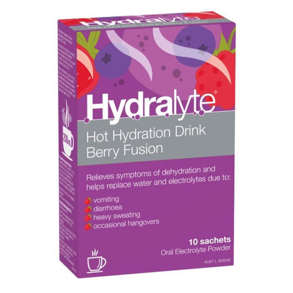 Hydralyte Hot Hydration Berry Fusion 10