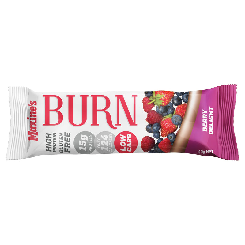 Maxine's Burn Bar Berry Delight 40g