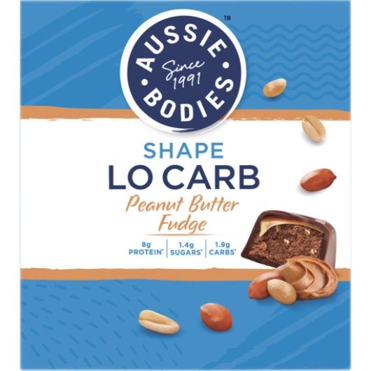 Aussie Bodies Lo Carb Peanut Fudge 30g x 4