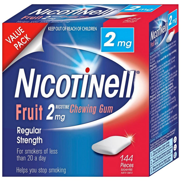 Nicotinell Gum Fruit 2mg 144