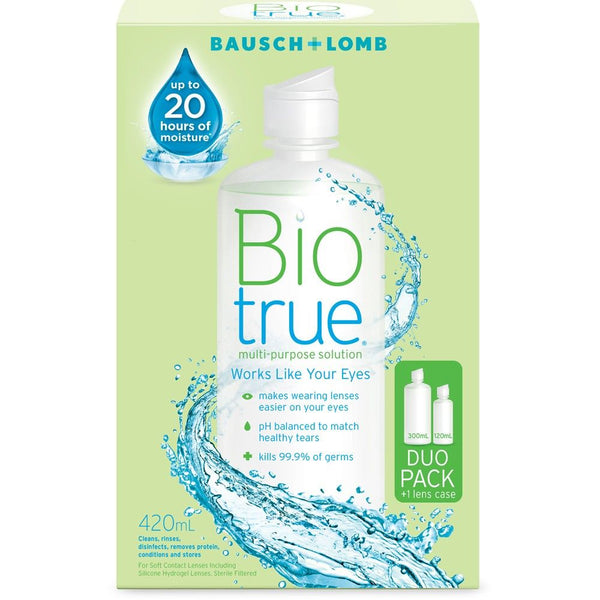 Bausch & Lomb Biotrue Duo Pack 300+120ml