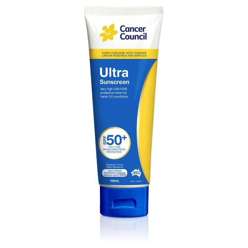 Cancer Council Ultra Sunscreen SPF50+ 110ml