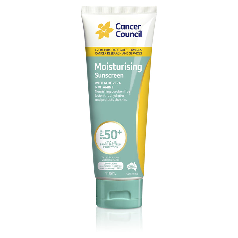 Cancer Council Moisturising Sunscreen SPF50+ 110ml