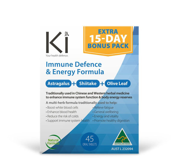 Ki Immune Defence & Energy Formula - 45 Tablets
