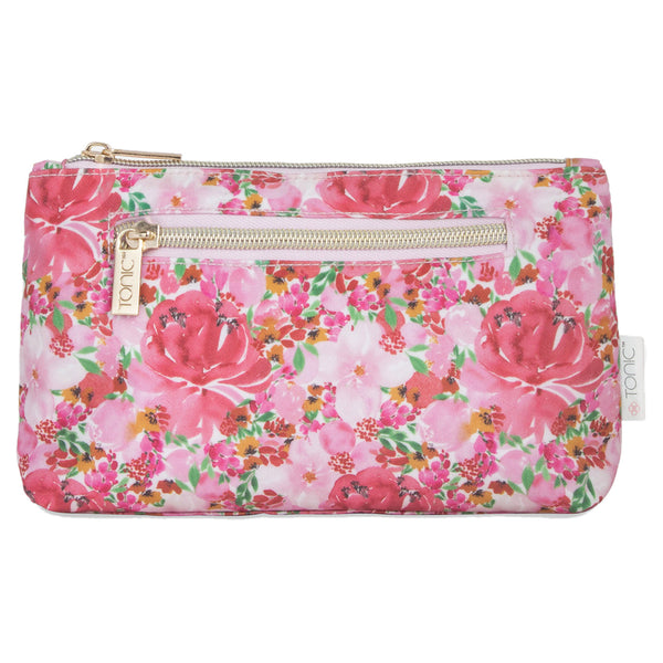Tonic Small Cosmetic Bag Flourish Pink